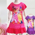 Little Girl's Short Sleeve Dacron Breathable Sleepwear