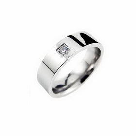 Engrave Comfort Fit Tungsten Carbide Diamond Wedding Ring