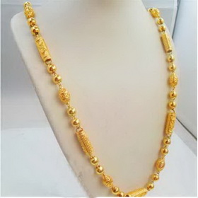 Yellow Gold Necklaces For Party Wedding