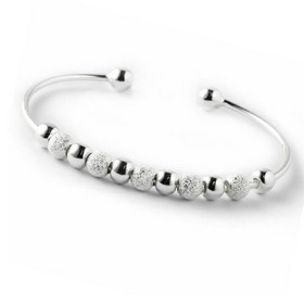 Girls' Lovely Never Fade Natural Silver Bracelet