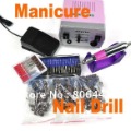 Pro Electric Art Nail Drill File and Vibration Manicure Set