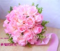 Pink Rose Artificial Wedding Favor Flower