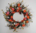 Wildflower Artificial Wreath For Home & Garden Decoration
