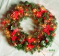 Green Red Christmas Belt Lamp Decorative Garland
