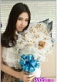Teddy Bears Decorative Flowers For Valentine's Day