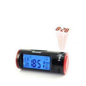 White + Yellow / White + Gray / Black + Red / Pink+Deep Pink Snoozing Daily Digital Alarm Clock