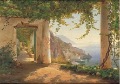 Landscape Handpainted Frame Canvas Modern Medium Oil Painting