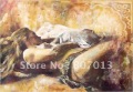 Handmade On Canvas Modern Characters Abstract Portrait Oil Painting