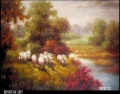 Handpainted Frame Canvas Impressionist Landscape Oil Painting