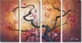 Canvas Handmade Landscape Tree Oil Painting