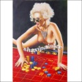 Classical Nude Handmade No Frame Oil Painting