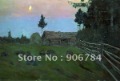 Classic Landscape Handmade No Frame Oil Painting on Canvas