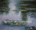Modern Handmade Water Lilies No Frame Oil Painting On Canvas