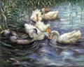 Animal Birds Oil Painting 100% Hand Painted