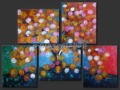 Modern Handmade Landscape Circleri Oil Painting
