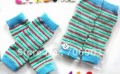 Stripe Knitting Wool Pets Leg Warmer