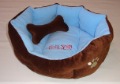 Eco-Friendly Cotton Kapok Nest Brown Pet Bed