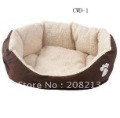 Brown Chic Fleece Water Proof Non-Woven Fabric Pet Sofa