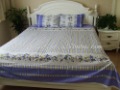 Chinese Traditional Lavender Handfeel Soft Cotton Handmade Bedding Set
