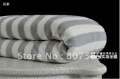 Stripe Rectangel Printed Air Condition Soft Coral Blanket