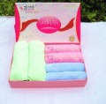 Bamboo Fiber Ultra Soft Quick-Dry Flowers Towel