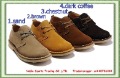 Men's Anti-fur Suede Leather Rubber-soled Wearproof Lace-up Shoes