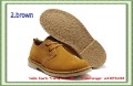 Men's Lace-up Suede Leather Flats Wearproof Oxford Shoes