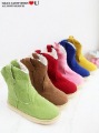 Women's Thick Flat Matte Ankle Warm Snow Boots