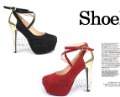 Women's Strappy Heels Suede Dress Shoes Two Colors