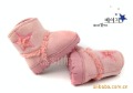 Super Soft Plush Cotton Fabric Rubber Three Colours Star Baby Winter Boots