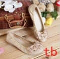 Tendon at The End of Bow Diamond Flat Shoes Women's Casual Shoes
