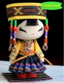 "Olunchun" Handmade Ethnic Doll Toy Collection Gift Car Decoration Handicrafts Wedding Doll