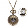 Amanda49 Style DBS Europe Peach Heart Design Copper Pocket Watch