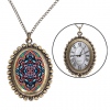 Amanda49 Style Europe Egg Design Copper Pocket Watch with Chain - WTHL