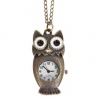 Amanda49 Style Europe Owl Design Copper Pocket Watch with Big Eyes