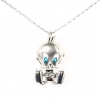 Amanda49 Fashion and Lovely Duck Shaped Pocket Watch with Chain Belt