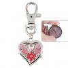 Amanda49 Pocket Quartz Watch with Keychain / Buckle (Pink)