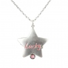Amanda49 Fashion Lucky Star Shaped Pocket Watch with Chain Belt
