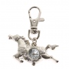Amanda49 Interesting Pegasus Shaped Pocket Watch with Key Chain