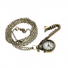 Amanda49 Style Europe Copper Pocket Watch with Chain