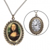 Amanda49 Style Europe Egg Design Copper Pocket Watch with Chain - WTHA
