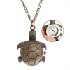 Amanda49 Style DBS Europe Turtle Design Copper Pocket Watch with Cover