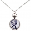 Amanda49 Style M111 Europe Pattern Design Pocket Watch with Mirror