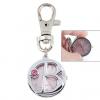 Amanda49 Pocket Quartz Watch with Keychain / Buckle (Pink)