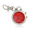 Amanda49 Chic Arabic Numeral & Dot Hour Marks Display Pocket Watch with Beautiful Music