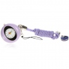 Amanda49 Stylish Os.Dandon Zipper Designed Wrist Watch with Keychain & Necklace Chain for Female - Purple