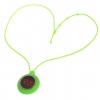 Amanda49 Chic Round Mirror Digital LED Watch Pocket Watch with a Crown - Lime