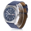 Amanda49 Fashion Calendar and Day of Week Display Nylon Watch with Watch Box - Mazarine