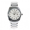 Amanda49 8048 Generous Leisure Time Waterproof Wrist Watch for Man (White)