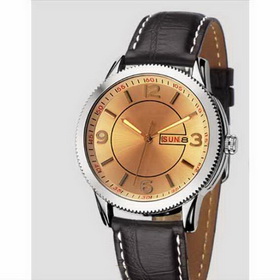 Amanda49 Stylish Date Setting Black Leather Wrist Watch with Watch Box EYKI WT445
